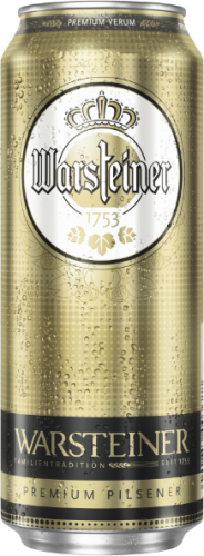 Warsteiner blik van 0,50 liter